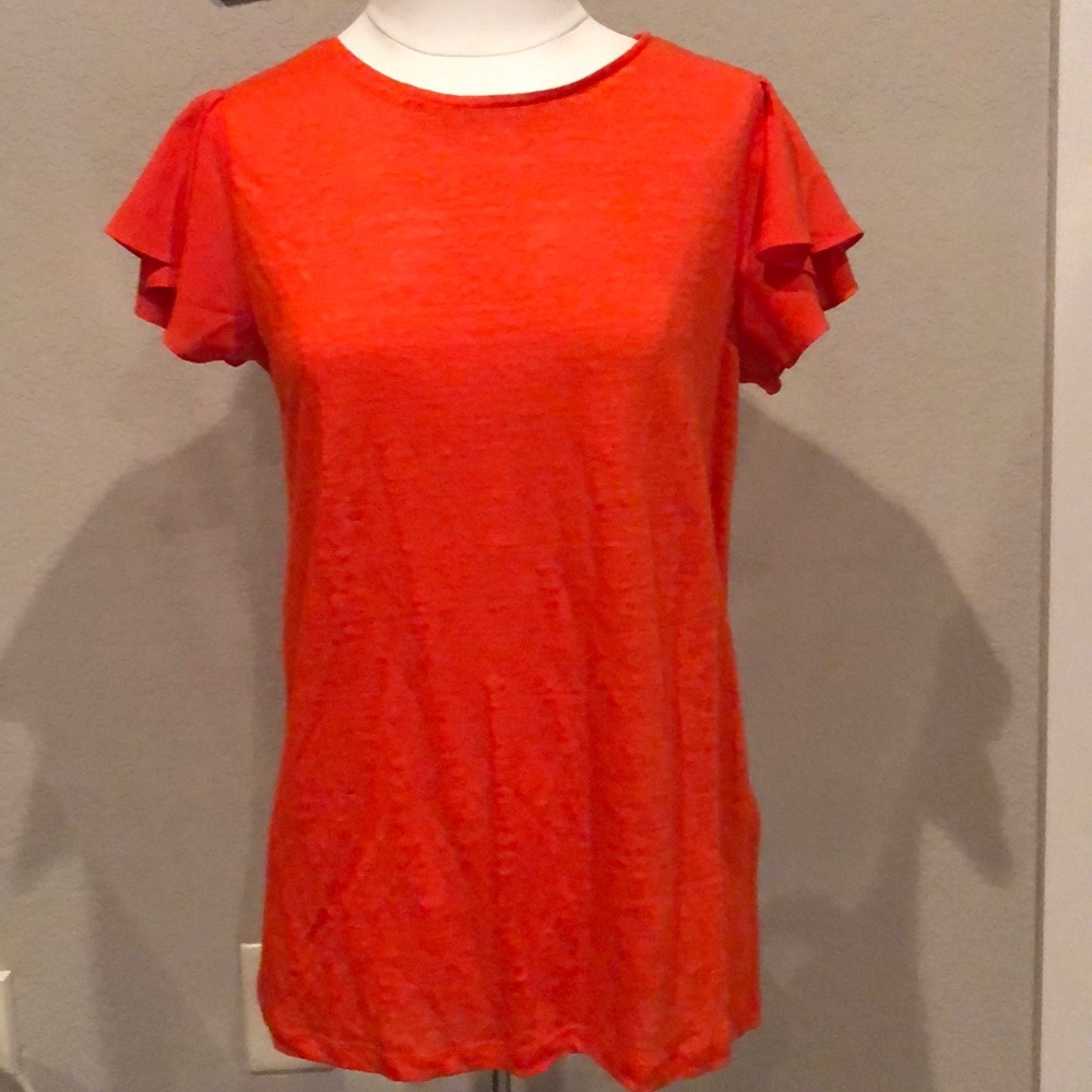 Banana Republic Flutter sleeve top